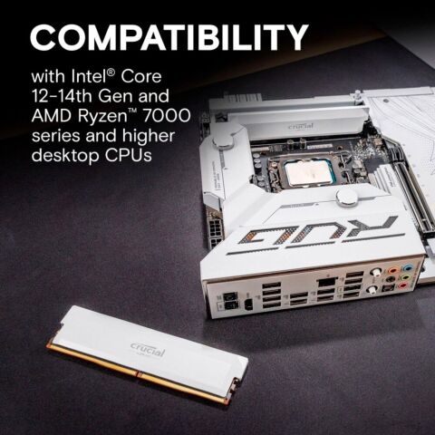 Модуль памяти для компьютера DDR5 16GB 6400 MHz Pro Overclocking White Micron (CP16G64C38U5W) - Модули памяти для компьютера  - Модули памяти для компьютера 