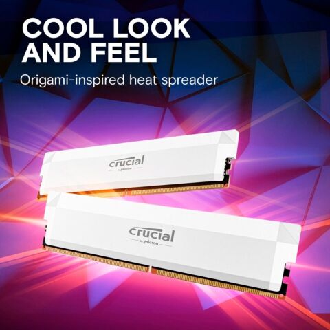 Модуль памяти для компьютера DDR5 16GB 6400 MHz Pro Overclocking White Micron (CP16G64C38U5W) - Модули памяти для компьютера  - Модули памяти для компьютера 