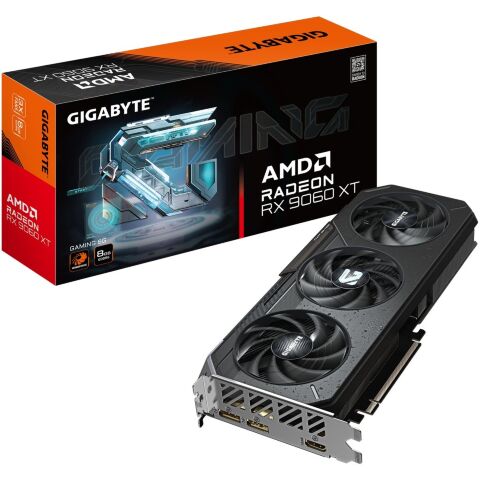 Видеокарта GIGABYTE Radeon RX 9060 XT 8Gb GAMING (GV-R9060XTGAMING-8GD) - Видеокарты  - Видеокарты 