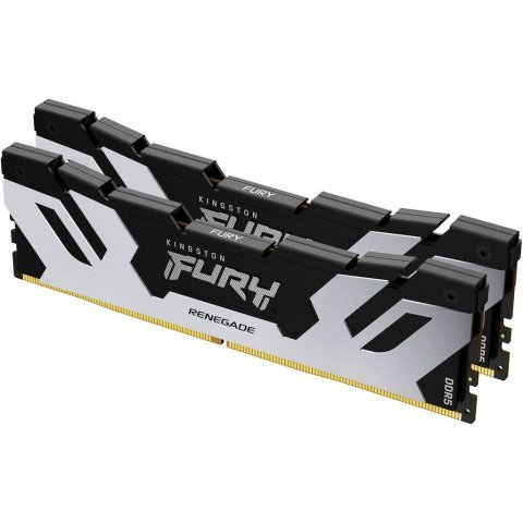 Модуль памяти для компьютера DDR5 32GB (2x16GB) 7200 MHz Renegade Black/Silver Kingston Fury (ex.HyperX) (KF572C38RSK2-32) - Нулевой остаток (Feed)  - Нулевой остаток (Feed) 