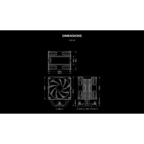 Кулер для процессора Enermax ETS-T41 Silent Edition (ETS-T41) - Нулевой остаток (Feed)  - Нулевой остаток (Feed) 