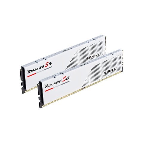 Модуль памяти для компьютера DDR5 32GB (2x16GB) 6400 MHz Ripjaws S5 Matte White G.Skill (F5-6400J3648F16GX2-RS5W) - Нулевой остаток (Feed)  - Нулевой остаток (Feed) 