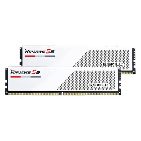 Модуль памяти для компьютера DDR5 32GB (2x16GB) 6400 MHz Ripjaws S5 Matte White G.Skill (F5-6400J3648F16GX2-RS5W) - Нулевой остаток (Feed)  - Нулевой остаток (Feed) 