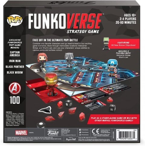 Настольная игра Funko Funkoverse Strategy Game: Marvel 100 Base Set -   -