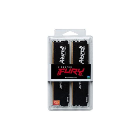 Модуль памяти для компьютера DDR5 32GB (2x16GB) 5600 MHz Beast AM5 Black Kingston Fury (ex.HyperX) (KF556C36BBEK2-32) - Модули памяти для компьютера - Модули памяти для компьютера