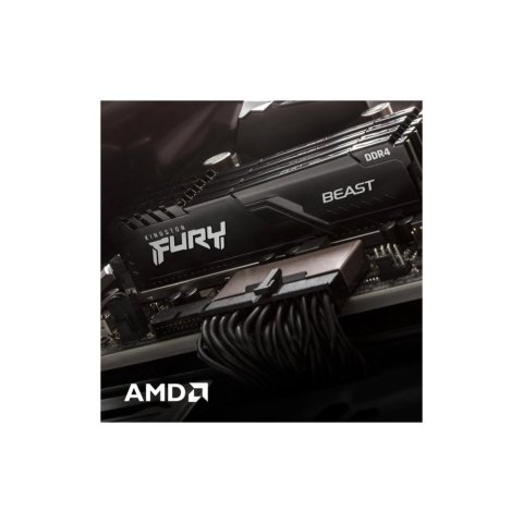Модуль памяти для компьютера DDR4 8GB 3200 MHz Beast Black Kingston Fury (ex.HyperX) (KF432C16BB/8WP) - Модули памяти для компьютера  - Модули памяти для компьютера 