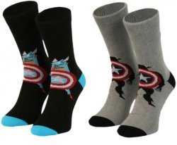 Набор носков Good Loot Marvel Avengers Captain America Мстители Капитан Америка (39-46)