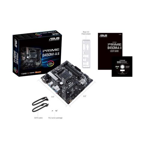 Материнская плата ASUS PRIME B450M-A II - Нулевой остаток (Feed)  - Нулевой остаток (Feed) 