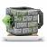 Чашка и подставка Zak designsMinecraft Creeper Sculpted 3D Mug Майнкрафт Кружка керамика 450 мл. -   -  