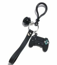 Брелок подвеска на рюкзак Simulation Joystick 3D Keychain Джойстик чёрный