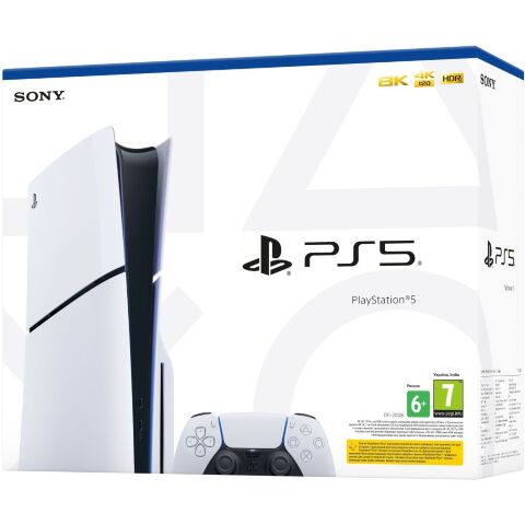 Игровая консоль Sony Playstation 5 Blu-Ray SLIM Edition 1TB (1000040591 / 1000040594 / 1000049734) - Игровые приставки  - Игровые приставки 