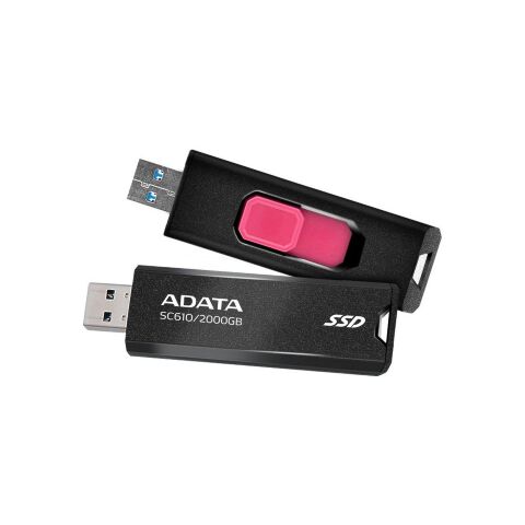 Накопитель SSD USB 3.2 2TB SD610 ADATA (SC610-2000G-CBK/RD) - Нулевой остаток (Feed)  - Нулевой остаток (Feed) 