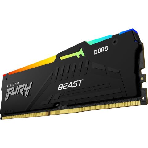 Модуль памяти для компьютера DDR5 32GB 5600 MHz Beast RGB XMP Kingston Fury (ex.HyperX) (KF556C40BBA-32) - Нулевой остаток (Feed)  - Нулевой остаток (Feed) 