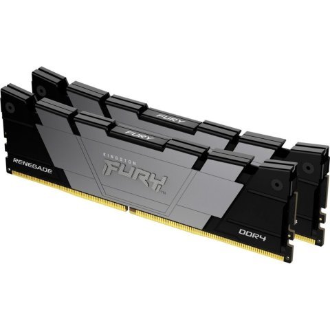 Модуль памяти для компьютера DDR4 64GB (2x32GB) 3600 MHz Renegade Black Kingston Fury (ex.HyperX) (KF436C18RB2K2/64) - Нулевой остаток (Feed)  - Нулевой остаток (Feed) 