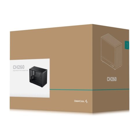 Корпус Deepcool CH260 Black (R-CH260-BKNGM0-G-1) - Нулевой остаток (Feed)  - Нулевой остаток (Feed) 