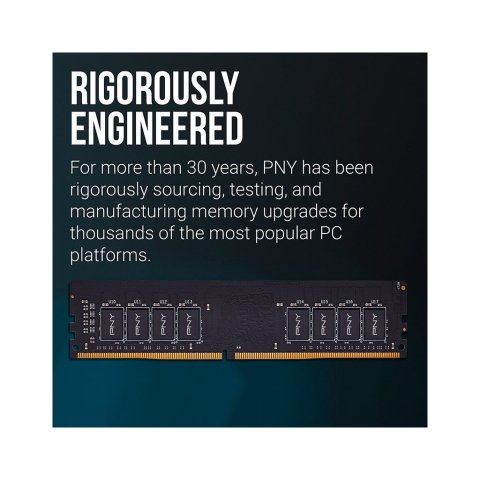 Модуль памяти для компьютера DDR4 8GB 3200 MHz PNY (MD8GSD43200-SI) - Нулевой остаток (Feed)  - Нулевой остаток (Feed)