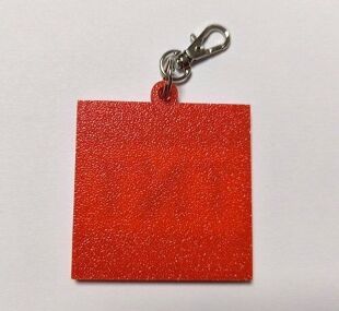 Брелок Minecraft TNT Logo Майнкрафт ABS пластик 6 см.