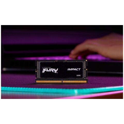 Модуль памяти для ноутбука SoDIMM DDR5 16GB 5600 MHz Impact Kingston Fury (ex.HyperX) (KF556S40IB-16) - Модули памяти к ноутбукам  - Модули памяти к ноутбукам 