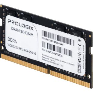 Модуль памяти для ноутбука SoDIMM DDR4 16GB 3200 MHz Prologix (PRO16GB3200D4S)