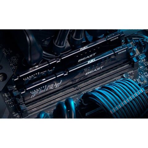 Модуль памяти для компьютера DDR5 64GB (2x32GB) 6000 MHz Beast EXPO Black Kingston Fury (ex.HyperX) (KF560C36BBE2K2-64) - Модули памяти для компьютера  - Модули памяти для компьютера 
