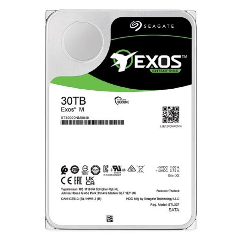 Жесткий диск 3.5" 30TB Exos M Seagate (ST30000NM004K) - Жесткие диски (HDD)  - Жесткие диски (HDD) 