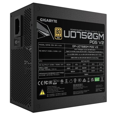 Блок питания GIGABYTE 750W (GP-UD750GM PG5 V2) - Блоки питания  - Блоки питания 