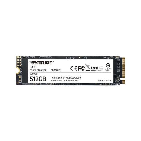 Накопитель SSD M.2 2280 512GB Patriot (P300P512GM28) - Внутренние SSD  - Внутренние SSD 