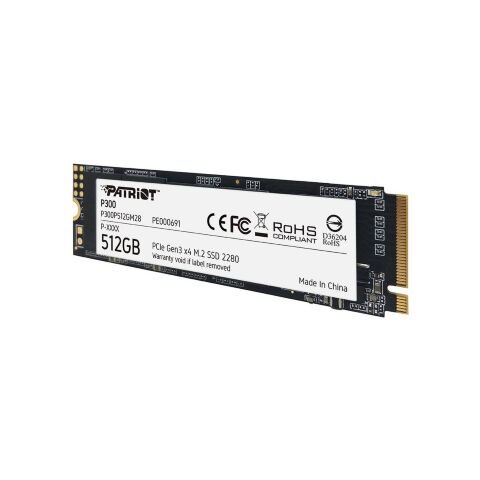 Накопитель SSD M.2 2280 512GB Patriot (P300P512GM28) - Внутренние SSD  - Внутренние SSD 