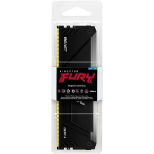 Модуль памяти для компьютера DDR4 8GB 3600 MHz Beast RGB Kingston Fury (ex.HyperX) (KF436C17BB2A/8)