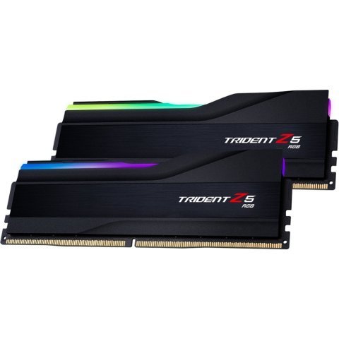 Модуль памяти для компьютера DDR5 32GB (2x16GB) 6000 MHz Trident Z5 RGB Black G.Skill (F5-6000J3238F16GX2-TZ5RK) - Нулевой остаток (Feed)  - Нулевой остаток (Feed)