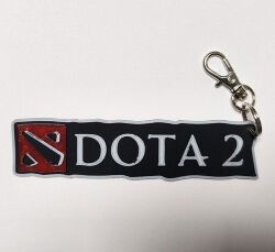 Брелок Dota 2 Logo Дота 2 ABS пластик 10 см.