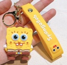 Брелок подвеска на рюкзак SpongeBob 3D Keychain Спанчбоб Губка Боб Квадратные Штаны