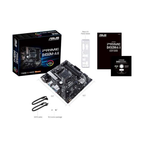 Материнская плата ASUS PRIME B450M-A II - Системные (материнские) платы  - Системные (материнские) платы 