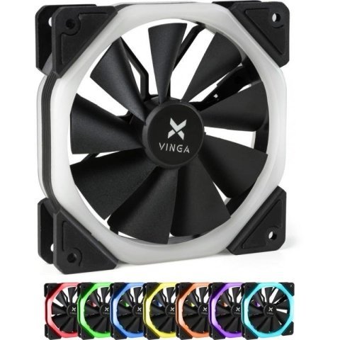 Кулер для корпуса Vinga RGB FAN-04 - Локальный склад  - Локальный склад 