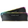 Модуль памяти для компьютера DDR4 32GB (2x16GB) 3600 MHz Vengeance RGB RS Black Corsair (CMG32GX4M2D3600C18)