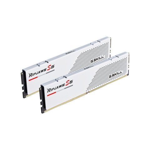 Модуль памяти для компьютера DDR5 32GB (2x16GB) 5600 MHz Ripjaws S5 White G.Skill (F5-5600J3636C16GX2-RS5W) - Нулевой остаток (Feed) - Нулевой остаток (Feed)