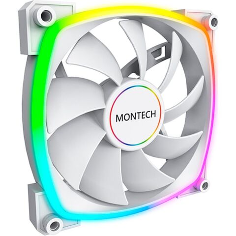 Кулер для корпуса MONTECH RX140 PWM WHITE - Нулевой остаток (Feed)  - Нулевой остаток (Feed) 