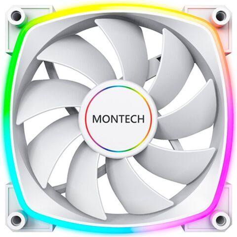 Кулер для корпуса MONTECH RX140 PWM WHITE - Нулевой остаток (Feed)  - Нулевой остаток (Feed) 