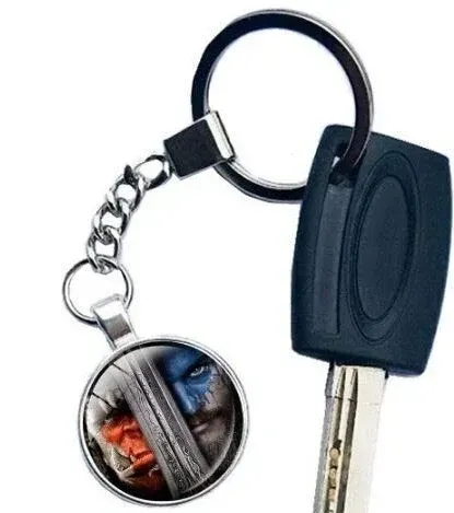 Брелок Warcraft Movie Keychain - Metal + скло -   -  
