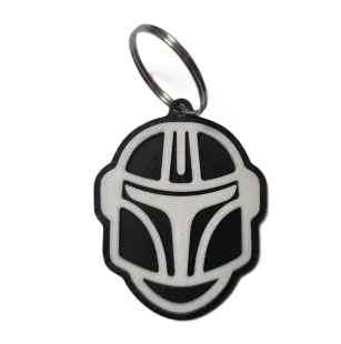Брелок Star Wars Boba Fett Mandalorian Keychain ABS пластик Зоряні війни Мандалорець Боба Фет 5 см.