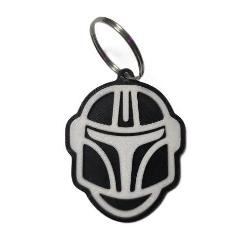 Брелок Star Wars Boba Fett Mandalorian Keychain ABS пластик Зоряні війни Мандалорець Боба Фет 5 см. -   -  
