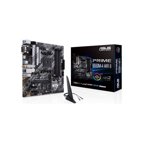 Материнская плата ASUS PRIME B550M-A WIFI II - Системные (материнские) платы  - Системные (материнские) платы 