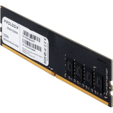 Модуль памяти для компьютера DDR4 8GB 2400 MHz Prologix (PRO8GB2400D4) - Нулевой остаток (Feed)  - Нулевой остаток (Feed) 