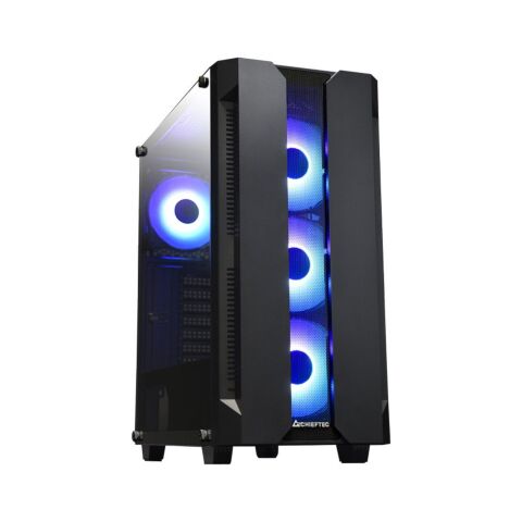 Корпус для ПК Chieftec Gaming Hunter Tempered Glass Edition (GS-01B-OP) - Корпуса  - Корпуса 