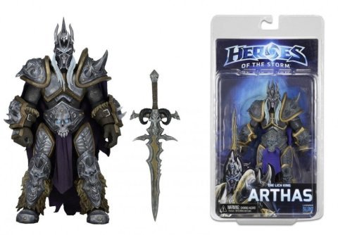 Фігурка Neca Blizzard Heroes of the Storm Arthas Action Figure Герої шторму Артас Король Ліч 18 см. -   -  
