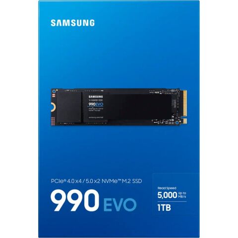 Накопитель SSD M.2 2280 1TB 990 EVO Samsung (MZ-V9E1T0BW) - Нулевой остаток (Feed)  - Нулевой остаток (Feed) 