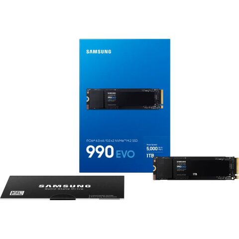 Накопитель SSD M.2 2280 1TB 990 EVO Samsung (MZ-V9E1T0BW) - Нулевой остаток (Feed)  - Нулевой остаток (Feed) 