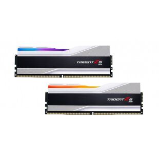 Модуль памяти для компьютера DDR5 32GB (2x16GB) 6000 MHz Trident Z5 RGB Silver G.Skill (F5-6000J3636F16GX2-TZ5RS)