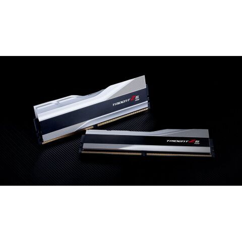 Модуль памяти для компьютера DDR5 32GB (2x16GB) 6000 MHz Trident Z5 RGB Silver G.Skill (F5-6000J3636F16GX2-TZ5RS) - Модули памяти для компьютера  - Модули памяти для компьютера 