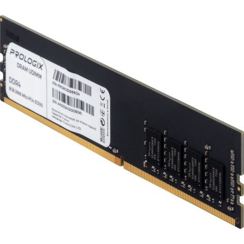 Модуль памяти для компьютера DDR4 8GB 2666 MHz Prologix (PRO8GB2666D4) - Нулевой остаток (Feed)  - Нулевой остаток (Feed) 